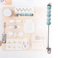 thumbnail image 2 of lionlar Busy Board DIY Accessories Basic Skill Sensory Toy Learning Activities Board Toy Sky blue, 2 of 5