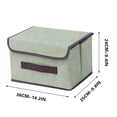 thumbnail image 1 of Birdeem Nonwoven Folding Organizer Storage Box Dormitory Clothes Clutter Storage, 1 of 1