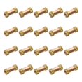 thumbnail image 1 of Wekity M2.5x8mm Female Thread Knurled Nuts,200PCS Hx3.8mm OD Brass Threaded Insert Embedment Nuts Hydraulic Welded Joint Injection Molding Assortment Kit for 3D Printing Injection Molding-0621, 1 of 5
