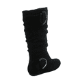 thumbnail image 5 of Women's Casual Flat Heel Side Zip Wide Calf Knee High Mid-Calf Boots Shoes ( Black, 7.5 ), 5 of 5