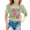 thumbnail image 1 of MEZZALL T-Shirts Imprimés pour Enfants Saison Scolaire Col Rond T-Shirt à Manches Courtes pour Garçons Filles Tee Hauts Douillets, 4-5 Ans, 1 of 4