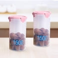 thumbnail image 1 of Chmadoxn With Graduated Round Storage Jars Sealing Jars Plastic Kitchen With Lids Snack Jars Grains Storage Jars Storage Jars Yoghurt Cheese Cake Jars Plasti c Storage Jar, 1 of 6