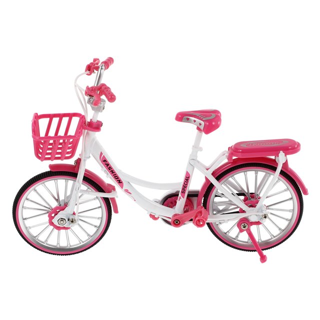 Miangastore Cycling Miniature Toy Mini Bike Model Pink 1 Set 7.86x4.72x2.16in