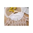thumbnail image 5 of INSPIRE CHIC Detachable False Collar, Embroidery Mini Cape Neck Ruff Dickey Fake Collar for Blouse White-3, 5 of 5
