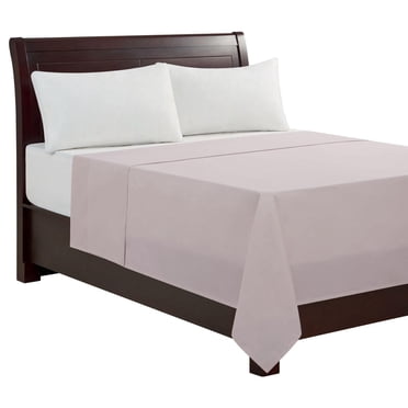 Hometrends 300 TC Brushed Percale Flat Sheet