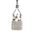 thumbnail image 2 of Dvkptbk Acrylic Bottle Automotive Diamond Perfume Bottle Pendant Car Perfume Bottle Car Pendant Rearview Mirror Car Car Hanging Empty Bottle Other Exterior Accessories, 2 of 7