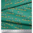 thumbnail image 3 of Soimoi Rayon Fabric Coral & Fish Ocean Print Fabric by The Yard 42 Inch Wide, 3 of 3