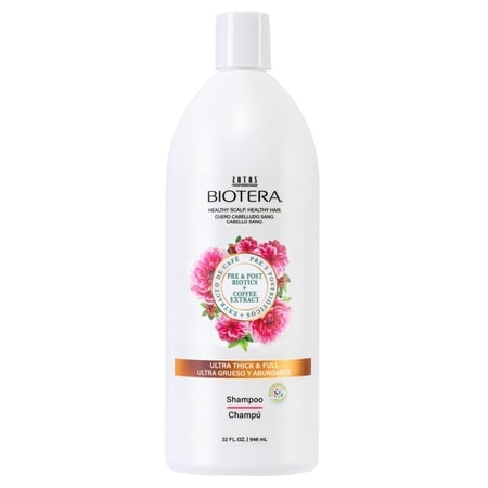 Biotera Ultra Thick & Full Volumizing Shampoo | Increases Volume To Fine Limp Hair | Microbiome Friendly | Vegan & Cruelty Free | Paraben Free | Color-Safe | 32 Fl Oz