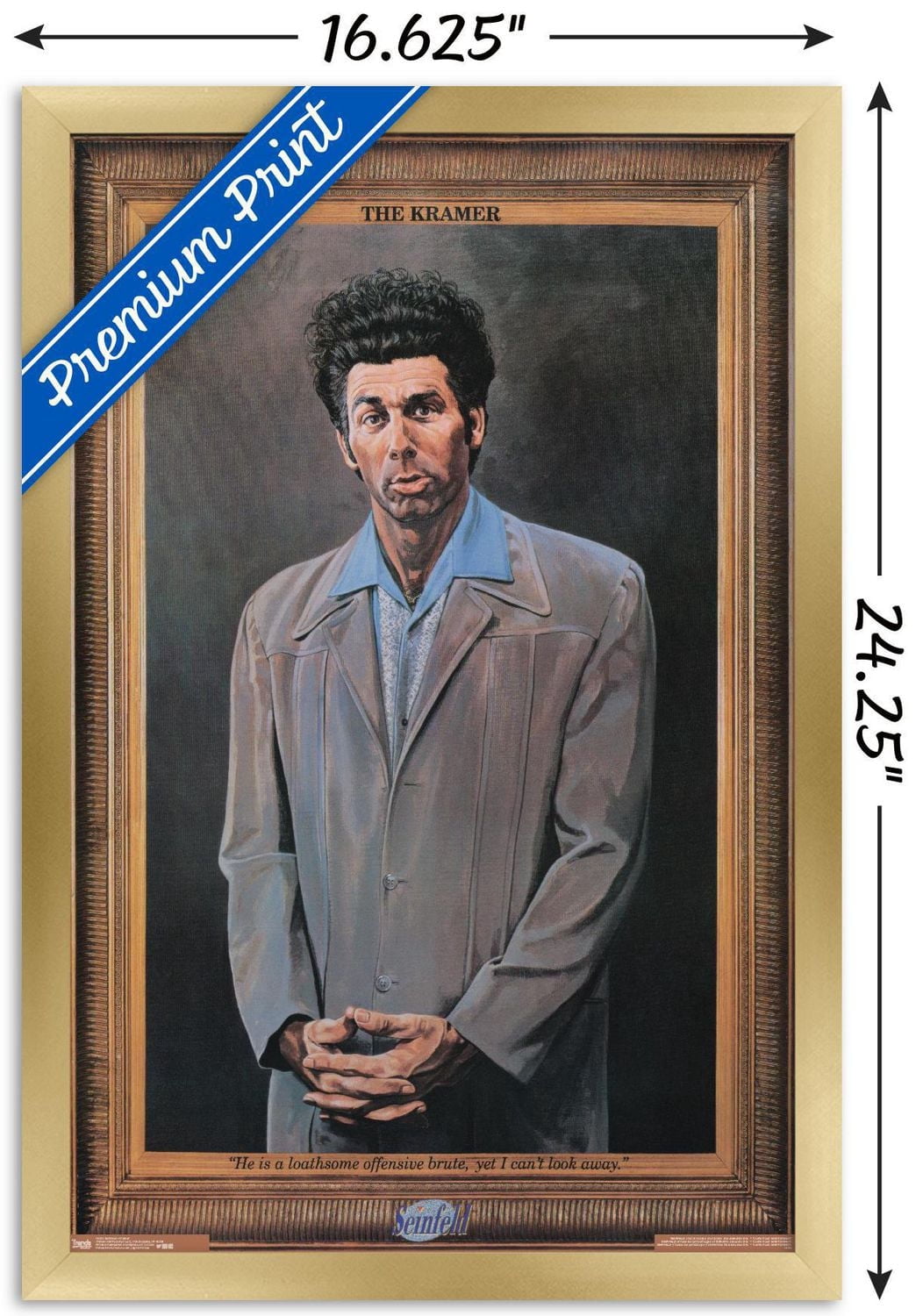 Seinfeld - Kramer Wall Poster, 22.375" x 34"