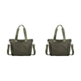 thumbnail image 2 of Wweixi 1/2/3 Durable Tote Handbag For Women - Waterproof And Wear-resistant Multiple Pockets Green 2PCS, 2 of 6