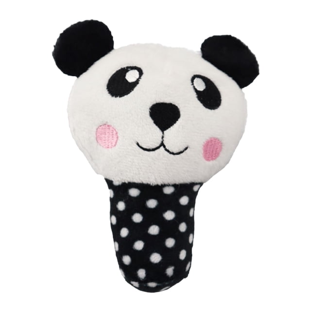Jouet de Dentition en Peluche pour Chien, Design Sucette/lapin/ours Rose Rouge, Coton Doux, Réduit l'Anxiété de Séparation, Résistant aux Morsures