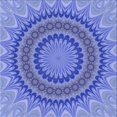 thumbnail image 1 of Ahgly Company Tapis d'Intérieur Lavable à la Machine, Carré, Transitionnel, Bleu Océan, Tapis de Zone, 4 Pieds Carré, 1 of 7