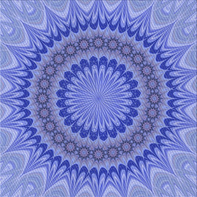 Ahgly Company Tapis d'Intérieur Lavable à la Machine, Carré, Transitionnel, Bleu Océan, Tapis de Zone, 4 Pieds Carré