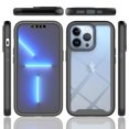 thumbnail image 4 of Compatible with iPhone 14 Pro Max Case, Dustproof Shockproof Case with Built-in Screen Protector, Bumper Frame Heavy Duty Full Body Protective Cover for iPhone 14 Pro Max,Purple, 4 of 4