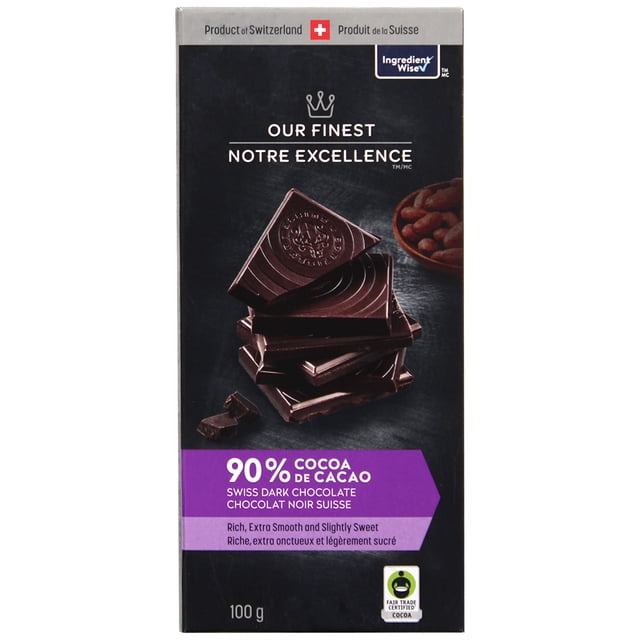 Our Finest 90% Cocoa Swiss Dark Chocolate