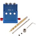 thumbnail image 1 of Drilling Guide,Pocket Hole Drilling Kit Oblique Hole Guide Woodworking Drill Guide High Capacity, 1 of 8