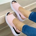thumbnail image 1 of LSLJS Summer New Style Casual Fashion Fish Mouth Suede Women's Platform Sandals, 1 of 5