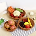 thumbnail image 1 of Plastic Storage Basket Plastic Imitation Vines Storage Basket Multicolor Woven Tray for Fruit Vegetables Snacks Bread and Multi-Functional Home Organization,L(1PCS) JASKFLY, 1 of 7