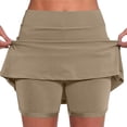 thumbnail image 1 of QIPOPIQ Jupe-Short de Performance Active pour Femmes Jupe Légère pour Course Tennis Golf Entraînement Sports Liquidation, 1 of 5