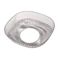 thumbnail image 2 of Avdolw Clear/Black Plastic Snack Tray for Living Room Coffee Table, High-Grade Fruit & Candy Dish, Space-Saving Design for Home Party Use, 2 of 6