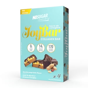 No Sugar Joybar Beurre d'arachide au chocolat à la barre de collagène