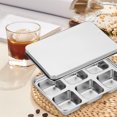 thumbnail image 4 of Stainless Steel Ice Trays With Lid Easy Release Metal For Freezer Ideal For Making Ice Cubes For Cocktails And Drinks, 4 of 8