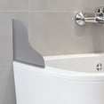 thumbnail image 1 of Silicone Shower Guard for Bathtub Water Containment and Clear Shower Area, 1 of 3