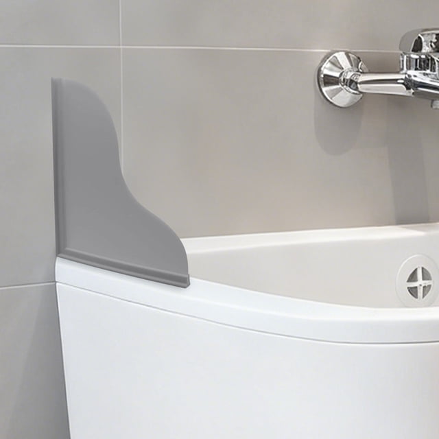 Silicone Shower Guard for Bathtub Water Containment and Clear Shower Area
