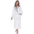 thumbnail image 1 of White Mark Women's Super Soft Lounge Robe, 1 of 6