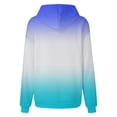 thumbnail image 4 of Timegard Sweatshirts for Women Plus Size Zipper Hoodies Pullover Gradient Color Fall Casual Loose Tops, 4 of 4