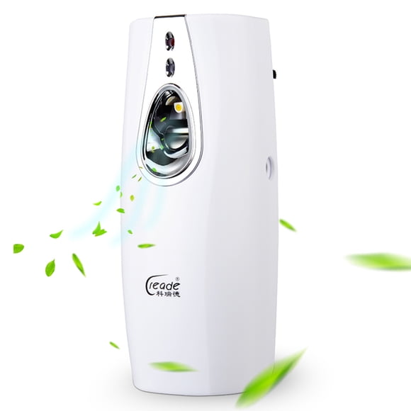 Automatic Air Freshener Spray Dispenser Nail-free Wall Mounted Perfume Dispenser Desktop Auto Odor-Control Spray Dispenser for Bedroom Hotel Office Commercial Place