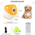 thumbnail image 4 of ZASCHMOY Automatic Dog Ball Launcher, Interactive Dog Ball Thrower with 3 Balls, Pet Ball Throwing Machine for Medium to Large Dogs, 4 of 7