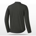 thumbnail image 4 of AherBiu Linen Shirts for Men Long Sleeve Button down Stand Collar Beach Casual Fall Shirt, 4 of 6