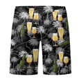 thumbnail image 2 of Men Loose Short Trousers  Drawstring Casual Party Street Sports Pants Beach Pool Summer Trousers, 2 of 4