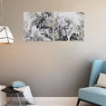 thumbnail image 3 of Hand Painted Canvas Wall Art Golden Tropics - Set of 2, 3 of 3
