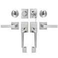 thumbnail image 1 of VEVOR Double Door Handle Set Double Door Lock Set Satin Nickel Square Door Lever, 1 of 9