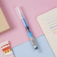 thumbnail image 1 of Lisbinx 6-Pack 0.5 mm Rolling Ball Pens, Fast-Drying Liquid Ink Fine Point Pens for Office School Writing, No-Leak Transparent Tube, Assorted Colors, 1 of 6