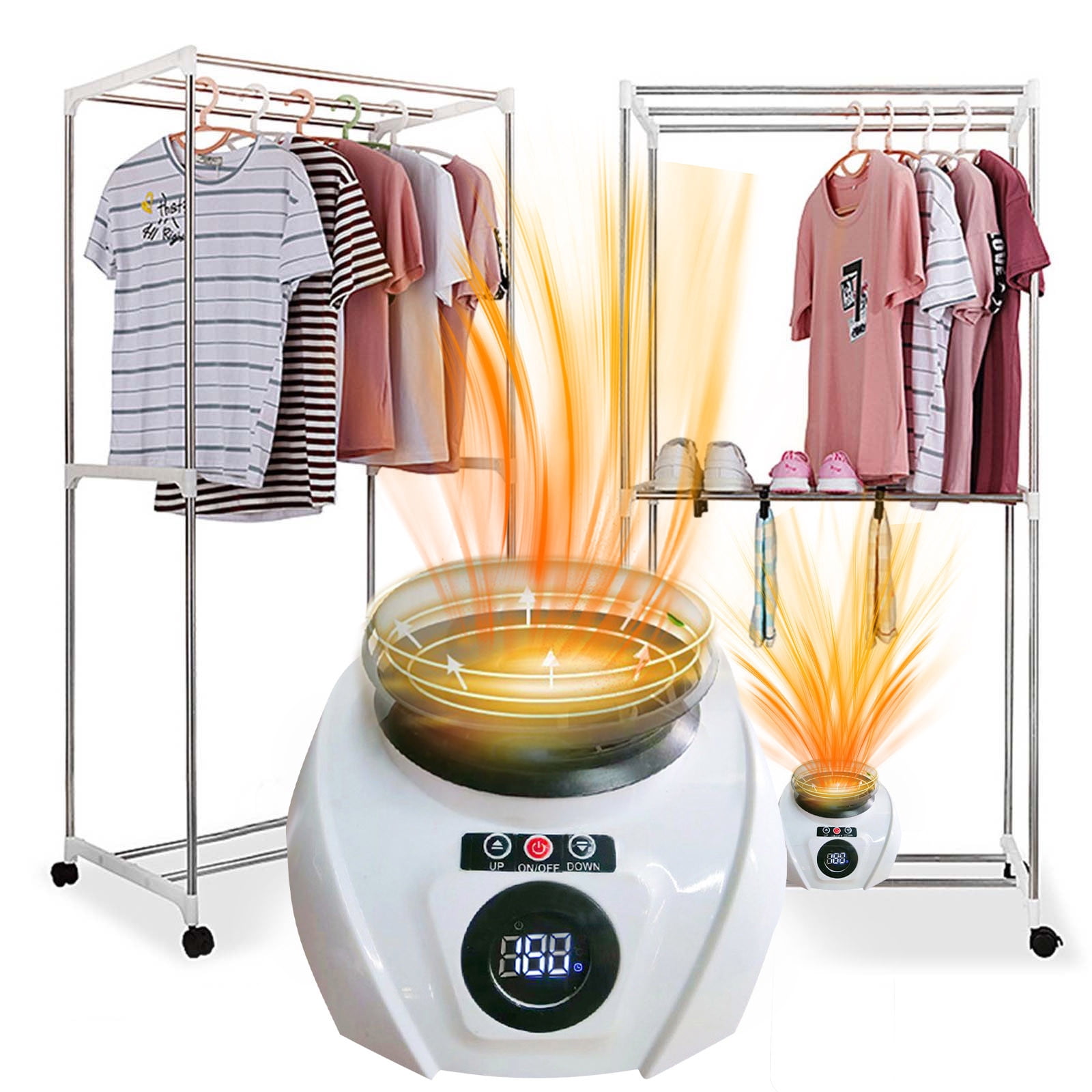 Agiferg Household Mute Sterilizing Warm Air Clothes Dryer Baby Clothes Drying Machine