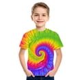 thumbnail image 1 of PMVFHDE T-Shirts Décontractés Imprimés pour Filles Col Rond Manches Courtes Hauts / Tenues Tunique Décontractée Blouse B-B,S, 1 of 2