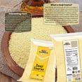 thumbnail image 2 of Rani Sooji Coarse (Farina, Suji, Rava, Rawa, Wheat Semolina) Flour 64oz (4lbs) 1.81kg Bulk ~ All Natural | Vegan | NON-GMO | Kosher | Indian Origin, 2 of 8