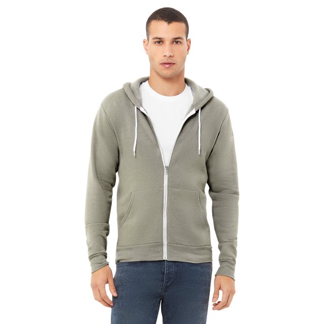 Bella + Canvas Unisex Sponge Fleece Full-Zip Hooded Sweatshirt