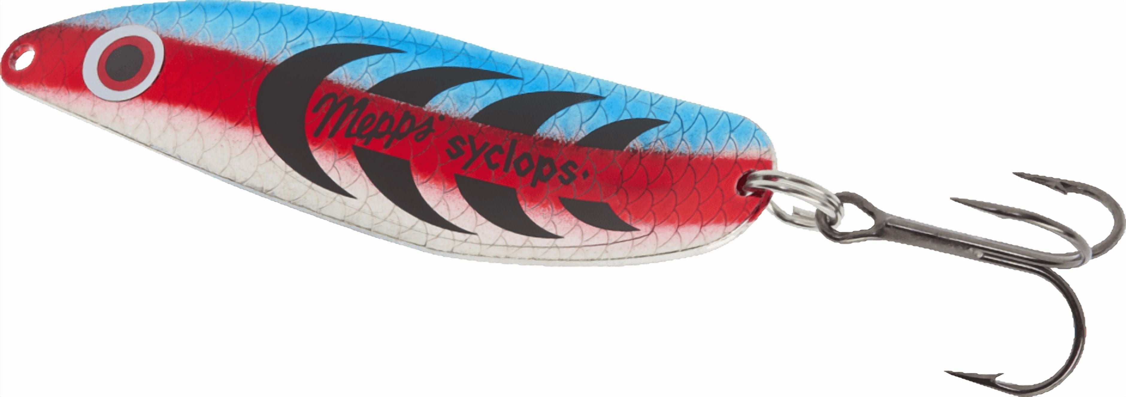 Mepps S1-RB Syclops Spoon 2-1/4" 1/2oz Plain Rainbow