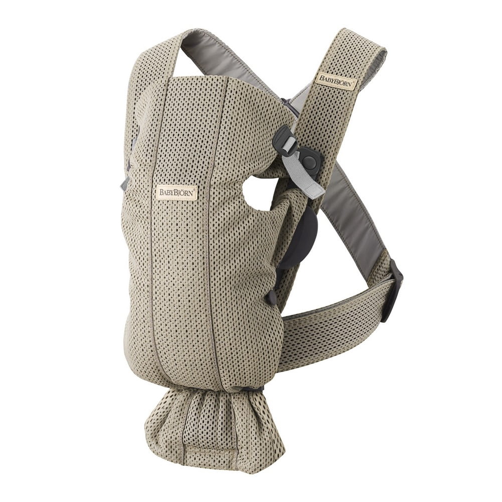 BabyBjorn Baby Carrier Mini - 3D Mesh, Grey Beige