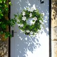 thumbnail image 3 of DOLITY 12 Inches Eucalyptus Wreath Garland Artificial Leaves Fake Flower Artificial for White, 3 of 8