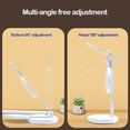 thumbnail image 4 of HOARBOEG LED Folding Table Lamp Ambient Night Light Student Study Eye Bedside Bedroom Lodging House Reading Lamp, 4 of 8