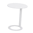 thumbnail image 1 of Siruishop Small End Table Sofa Bedside Coffee Table Multifunction with Base Modern for Dorm Sofa Couch Chair Patio Bathroom Home Office White, 1 of 8