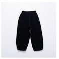 thumbnail image 1 of Little Kids Boys Girls Cotton Linen Solid Soft Trousers Summer Casual Long Ankle Pants Bloomers, 1 of 7