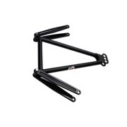 12.37 in. Adjustable Jacobs Ladder, Chromoly with Titanium Hardware, Black