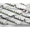 thumbnail image 3 of Soimoi Green polyester Crepe Fabric Indian Monuments Architectural Print Sewing Fabric Yard 42 Inch Wide, 3 of 3
