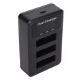 thumbnail image 4 of DEWIN NP BX1 Camera Battery Charger Battery Indicator Triple Charger for ZV1 RX100M7 RX1R WX350 X500 X400HX90 Camera Battery, 4 of 14